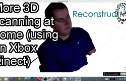 3D Scanning using an XBox Kinect