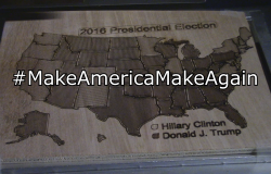 Laser Cut Election Plaque