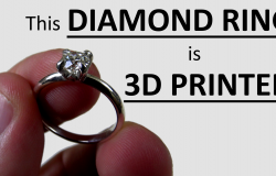 This Diamond Ring is 3D Printed